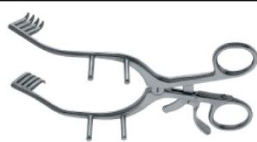 Hardy Transphenoidal Bayonet Enucleators, Working Length 4 3/4" (12.0 Cm), Overall Length 9 1/2" (24.0 Cm), Micro Right